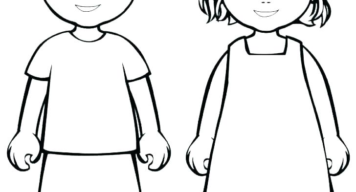 728x393 large human body outline boy and girl human body outline large - Female Human Body Outline Drawing