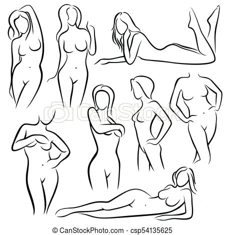 450x470 body sketch outline old school human body sketch outline - Female Human Body Outline Drawing