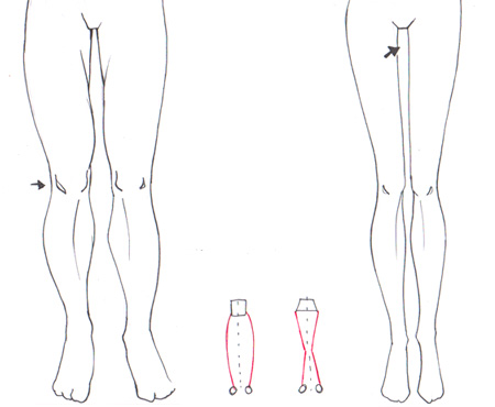 450x370 differences male female i draw fashion - Female Legs Drawing