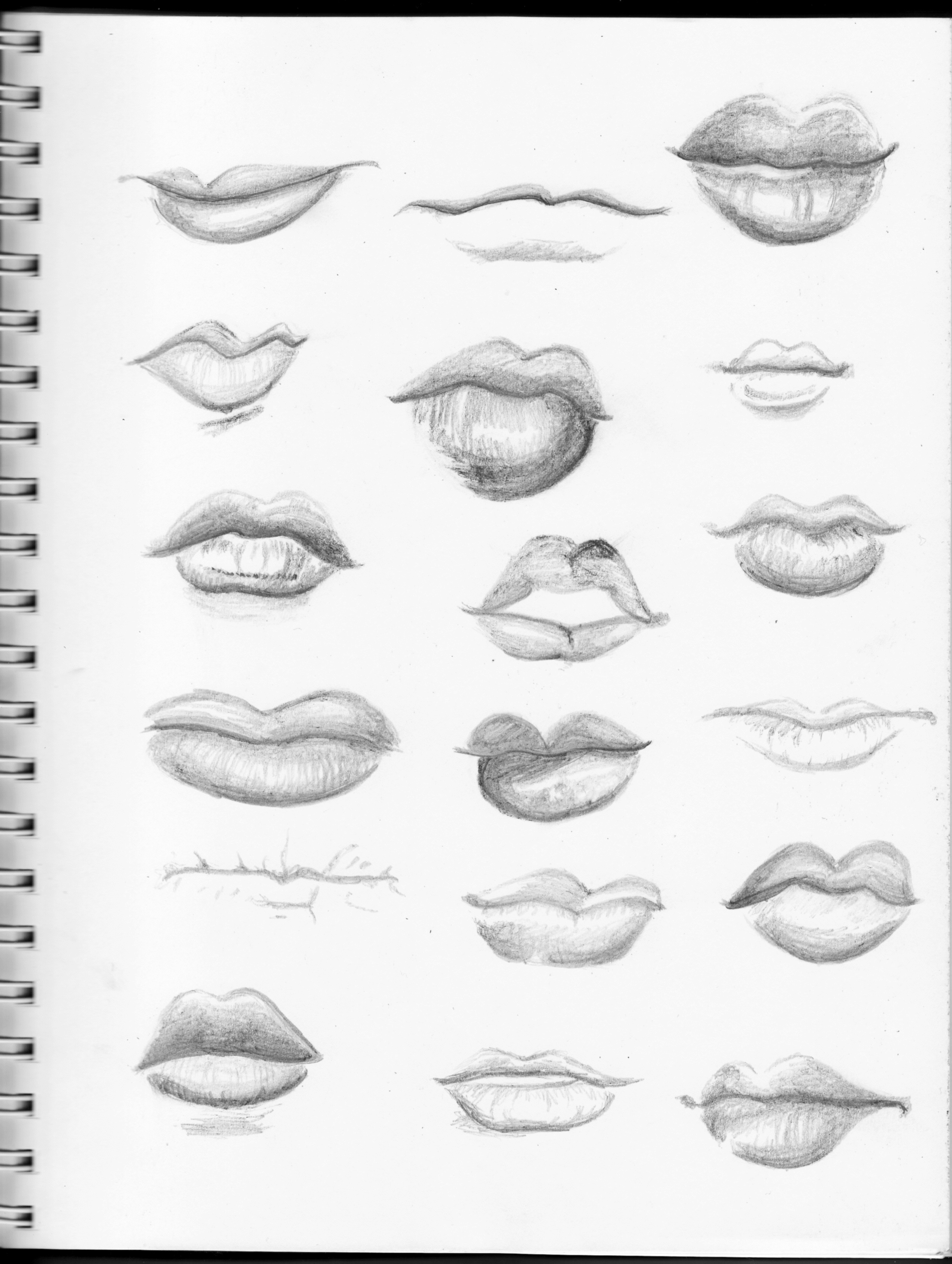 Female Lips Drawing at PaintingValley.com | Explore collection of ...