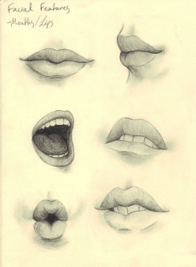 Female Lips Drawing at PaintingValley.com | Explore collection of ...