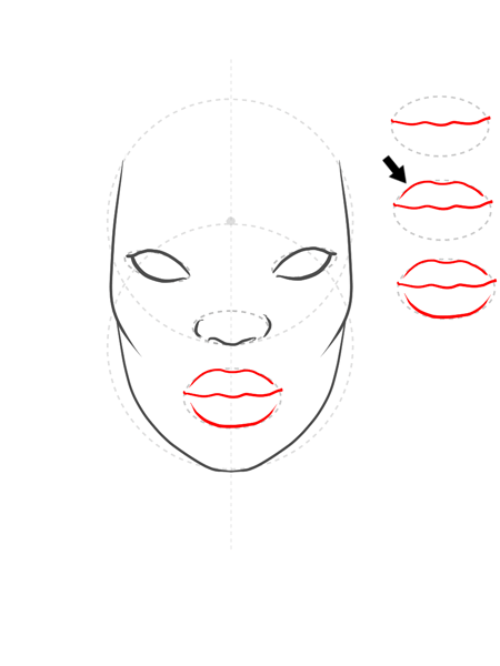 450x600 Drawing African Features I Draw Fashion - Female Lips Drawing