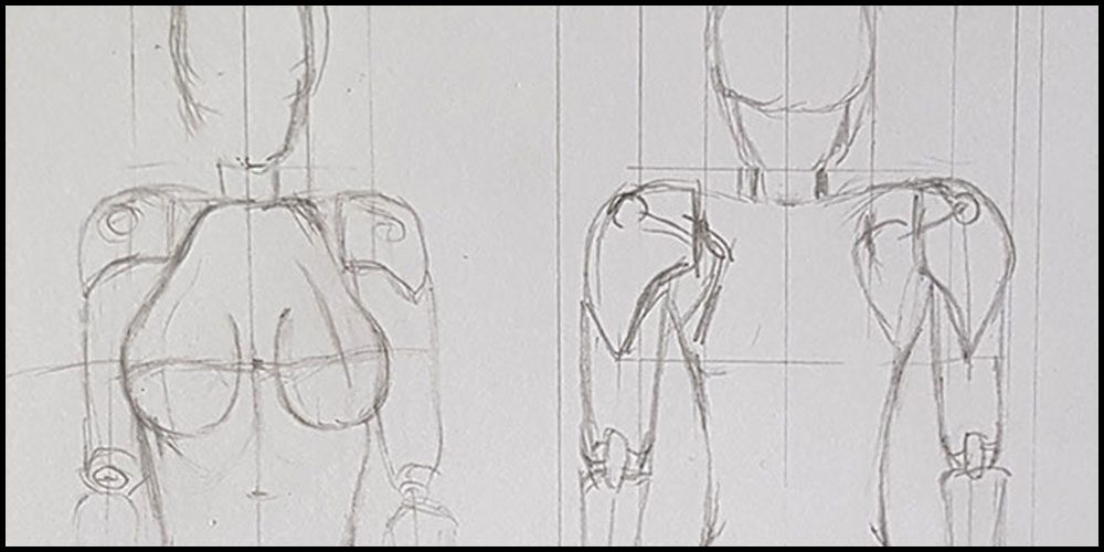 1000x500 learning to draw the female mannequin my drawing journey - Female Mannequin Drawing