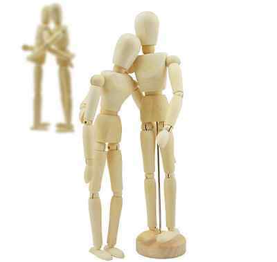 400x379 wooden wood figure male female manikin mannequin human artist - Female Mannequin Drawing