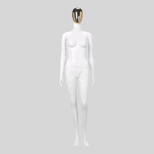 500x500 white standing glossy female mannequin, rs piece, m lalit - Female Mannequin Drawing