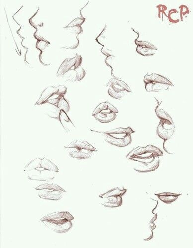 Female Mouth Drawing At Paintingvalley Com Explore Collection Of