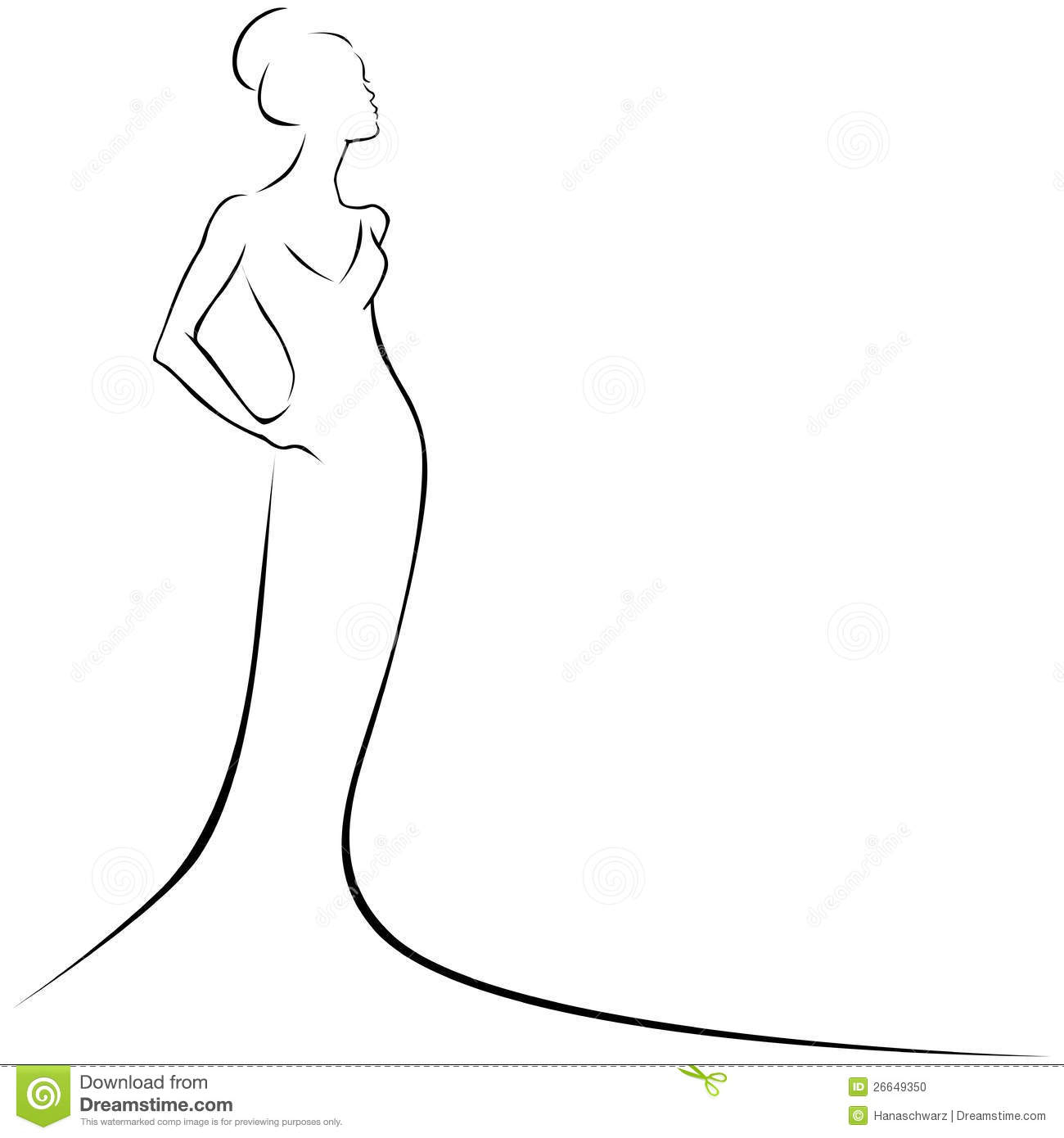 1300x1390 Huge Collection Of 'outline Drawing Of A Woman' Download More - Female Outline Drawing