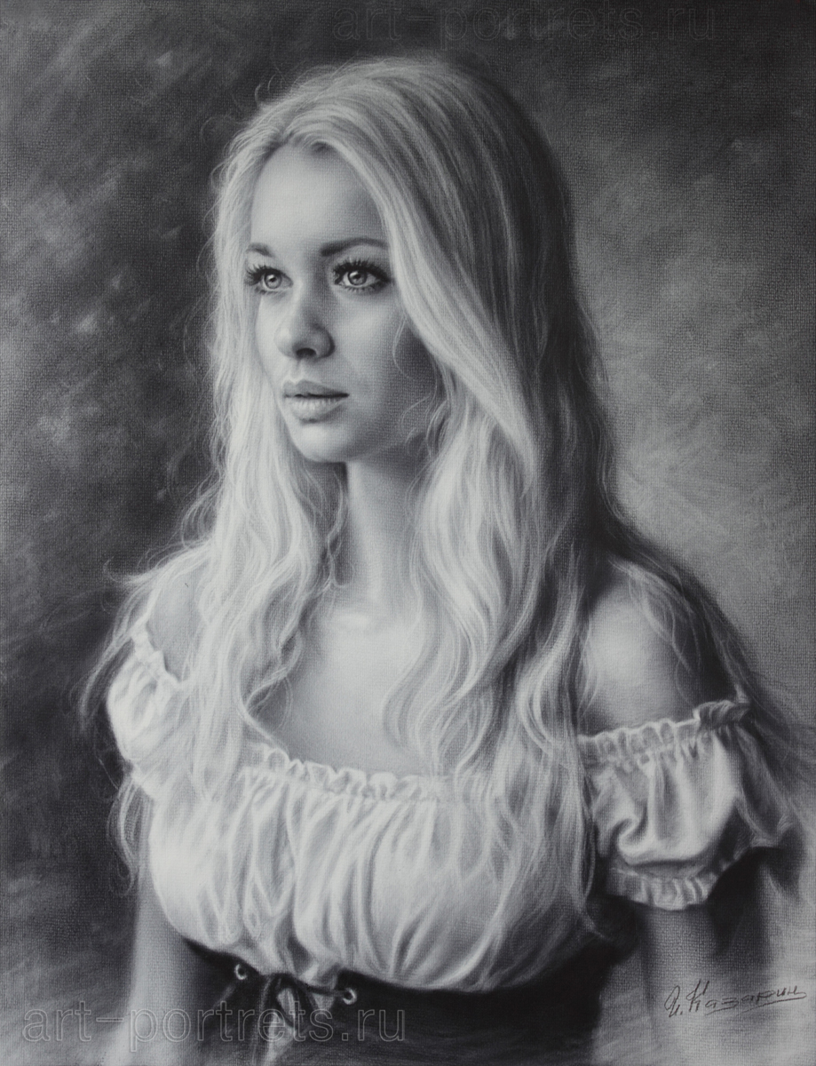 919x1200 Drawing Of A Beutyfull Woman - Female Portrait Drawing