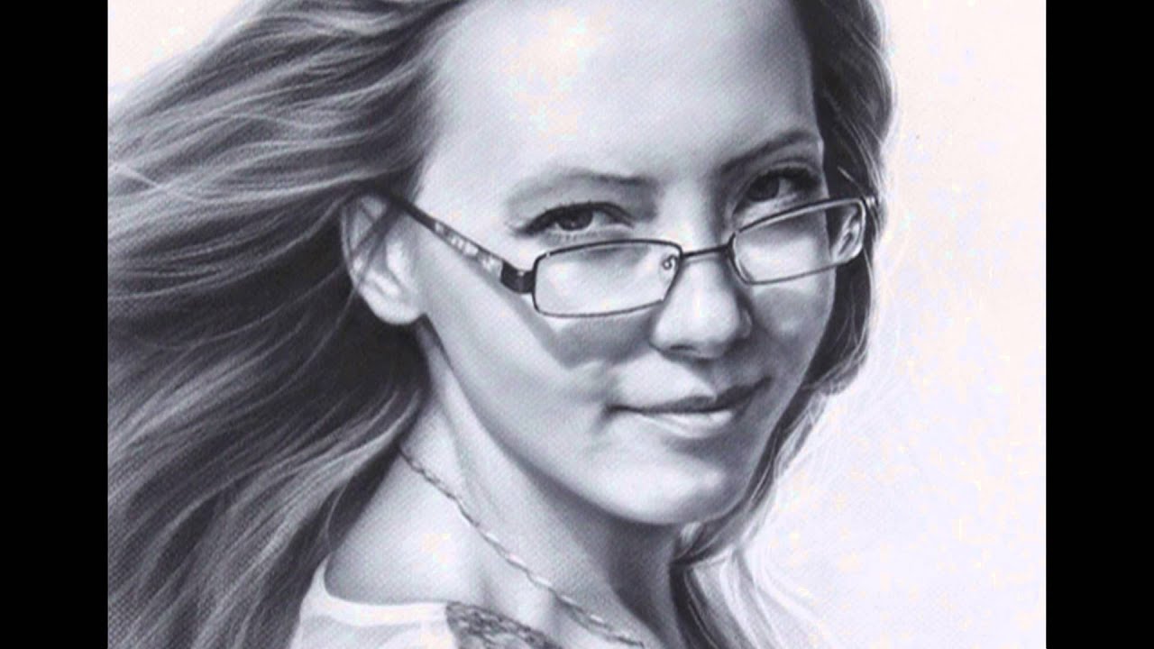 1280x720 Female Portrait Drawings - Female Portrait Drawing