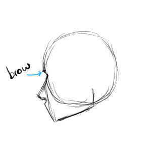 311x311 How To Draw A Female Face In Profile Sharenoesis - Female Profile Drawing