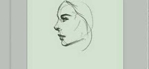 300x140 How To Draw The Sideview Of A Woman's Face Drawing - Female Side Profile Drawing