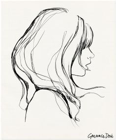 236x285 Drawings Of Faces From The Side - Female Side Profile Drawing