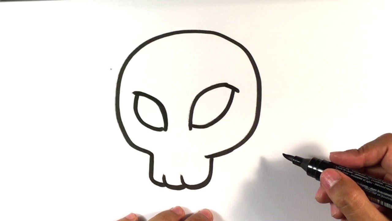 1280x720 How To Draw A Female Skull - Female Skull Drawing