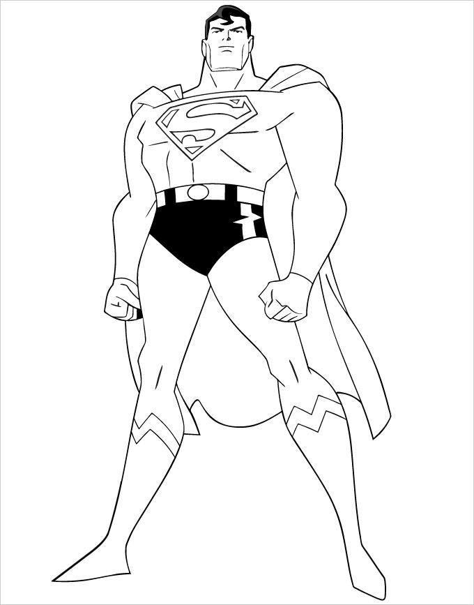 Female Superhero Drawing Template at PaintingValley com Explore