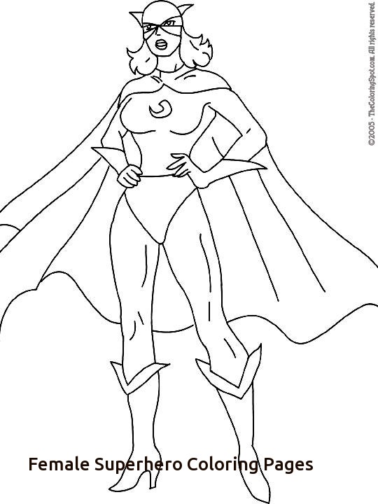 540x720 Superhero Outlines Templates - Female Superhero Drawing Template