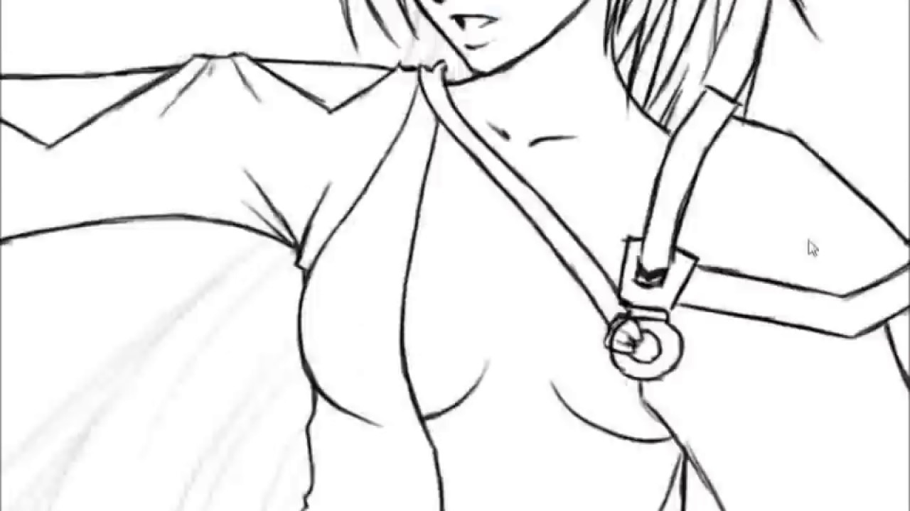 1280x720 Female Warrior - Female Warrior Drawing