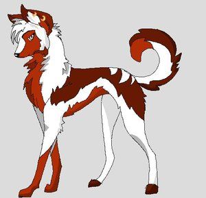 300x289 black wolf with red eyes demon she was the alpha female - Female Wolf Drawing