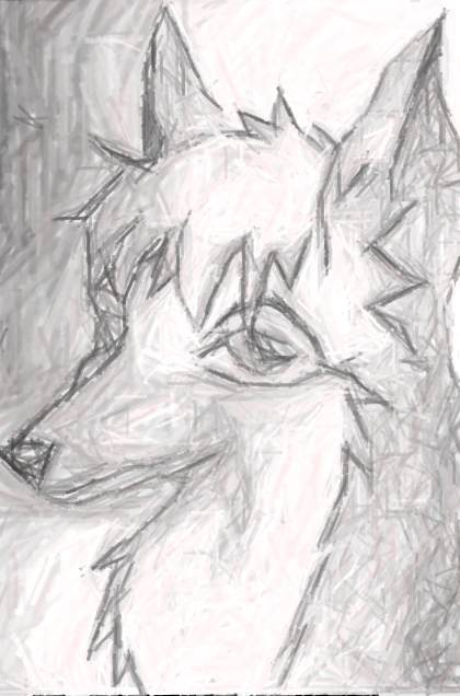 420x636 Drawings Of An Apathetic Moron - Female Wolf Drawing