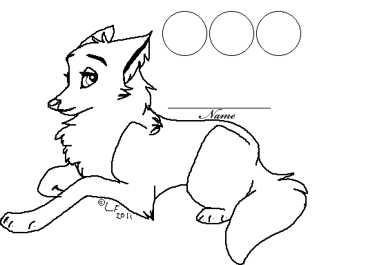 530x384 Fanart Eskapade - Female Wolf Drawing