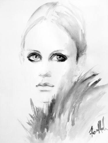 375x495 Feminine Drawings For Sale Saatchi Art - Feminine Drawings