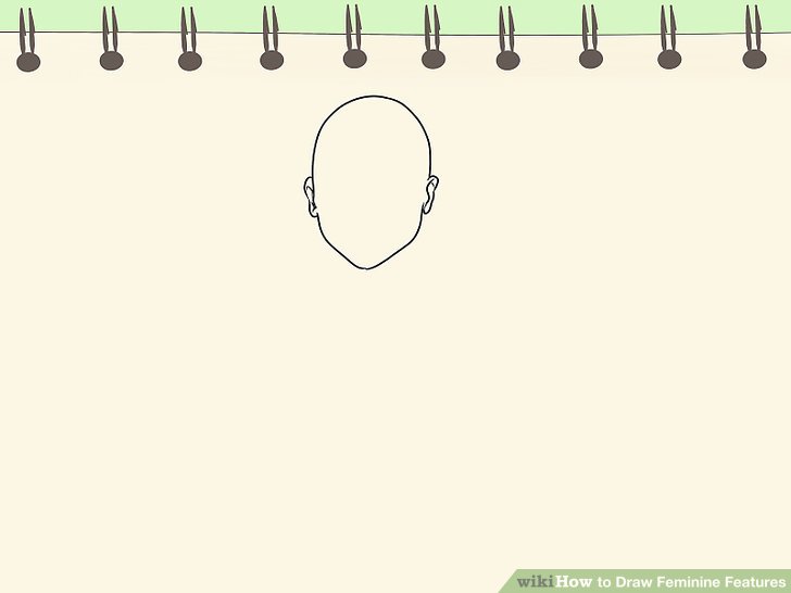 728x546 How To Draw Feminine Features Steps - Feminine Drawings