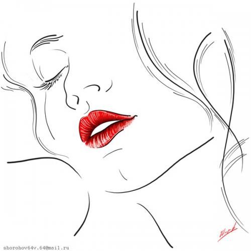 500x500 Simple Feminine Lines Artdesign Art, Illustration Art, Drawings - Feminine Drawings