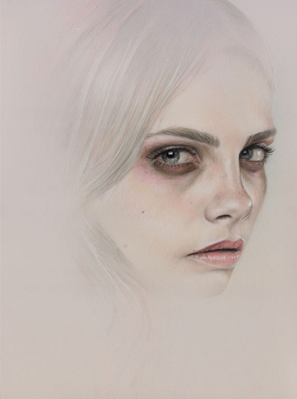 600x806 the delicate, feminine drawings of bec winnel - Feminine Drawings