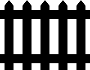 300x233 Fence Clip Art - Fence Drawing