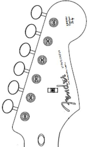 Чертеж грифа фендер стратокастер - 90 фото