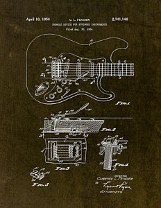 232x300 fender stratocaster drawings fine art america - Fender Stratocaster Drawing