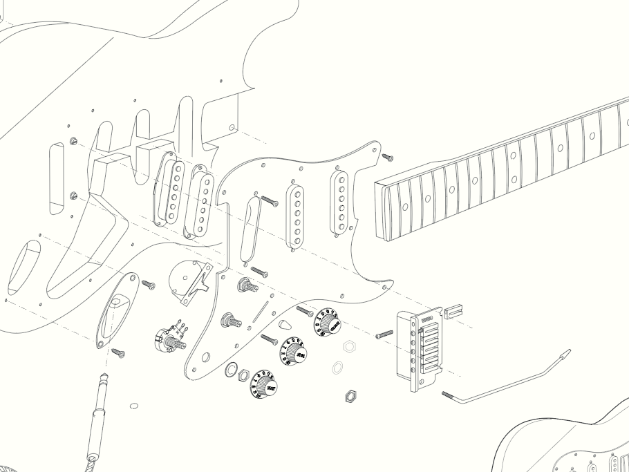 Fender Stratocaster Drawing at Explore collection