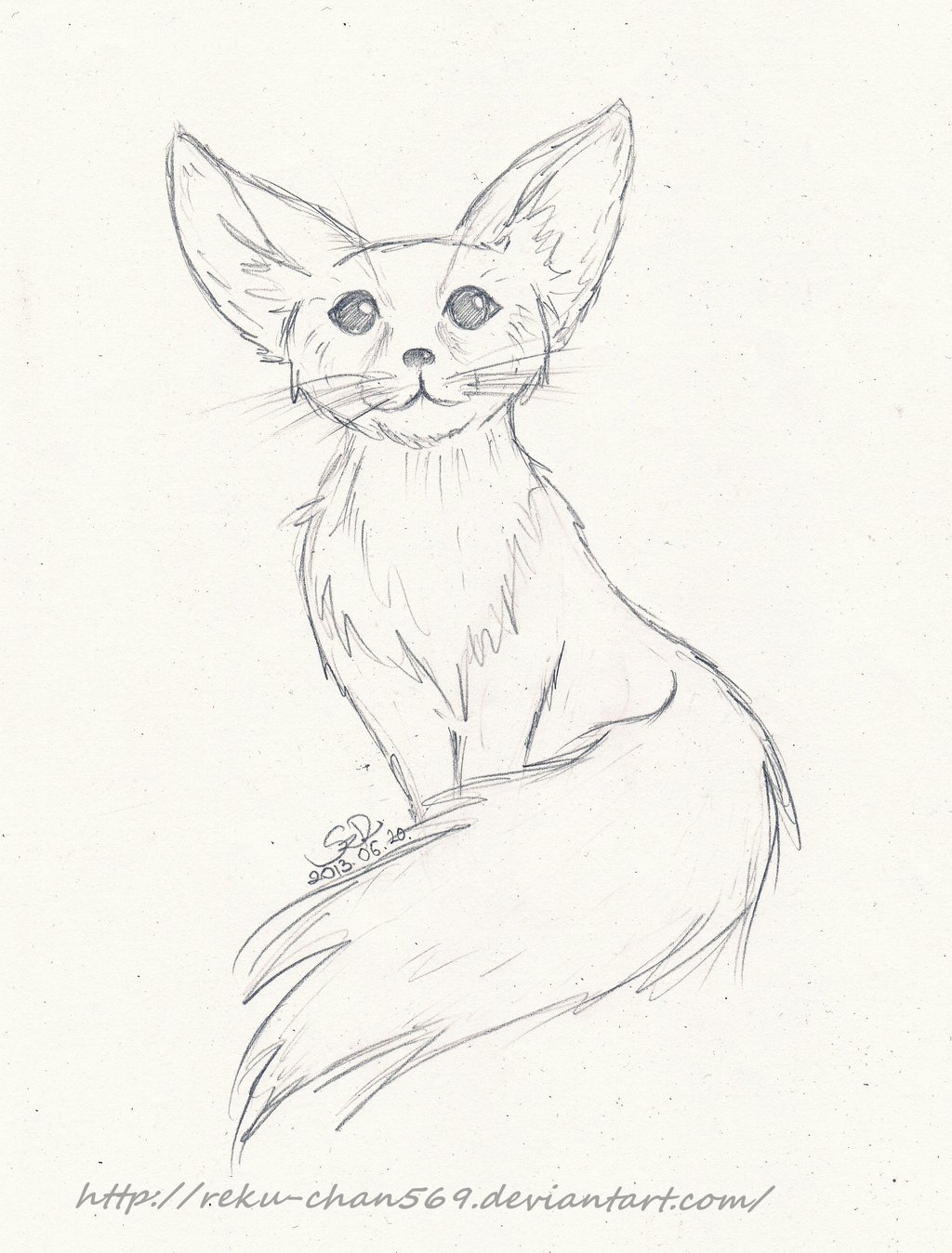 1024x1348 Fennec Fox Drawing Art Drawing Skill - Fennec Drawing