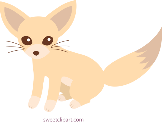 550x418 cute fennec fox clip art - Fennec Fox Drawing
