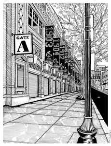 230x300 fenway park boston drawing ebay - Fenway Park Drawing