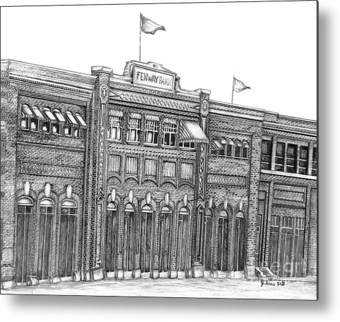 493x468 fenway park metal print - Fenway Park Drawing