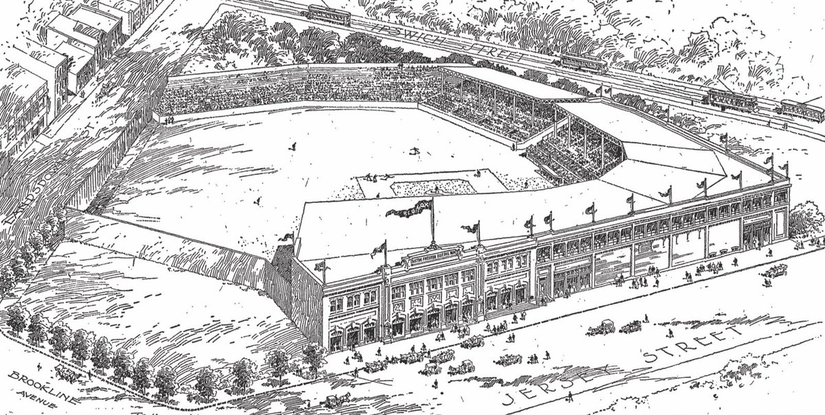1200x605 old ballparks on twitter original fenway park drawing - Fenway Park Drawing