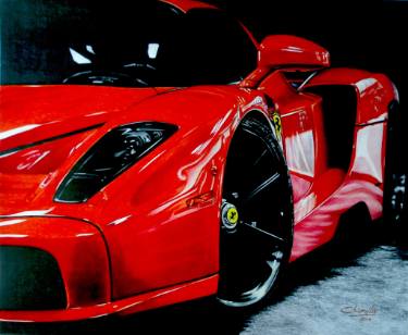 375x308 ferrari enzo drawing - Ferrari Drawing