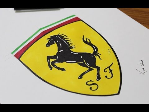 480x360 Ferrari Logo Drawing - Ferrari Logo Drawing