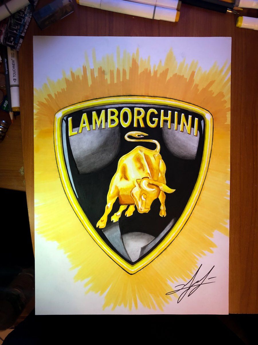 900x1200 lamborghini logo drawing for fun lamborghini lamborghini - Ferrari Logo Drawing