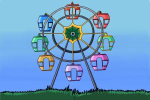 300x200 How To Draw A Ferris Wheel - Ferris Wheel Drawing