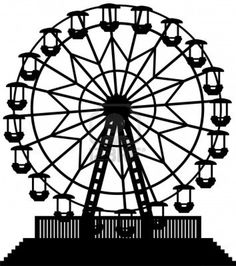 236x266 ferris wheel drawing ferris wheel outline let's spruce up - Ferris Wheel Drawing