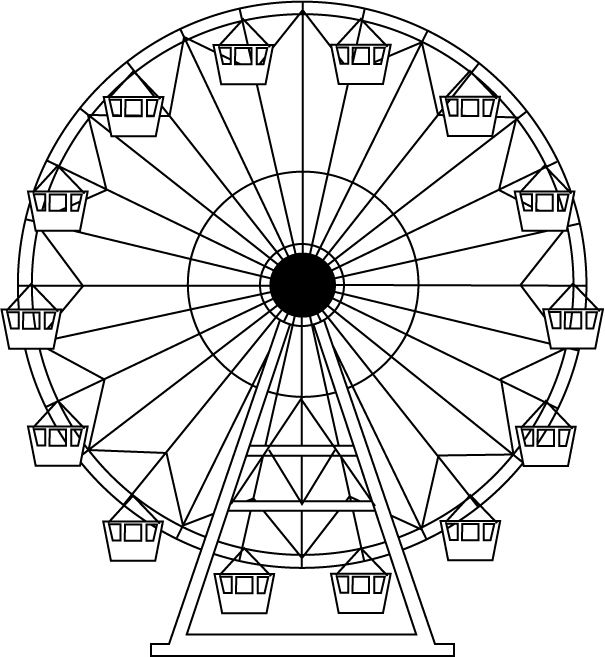 605x657 ferris wheel drawing ferris wheel let's spruce up the place - Ferris Wheel Drawing