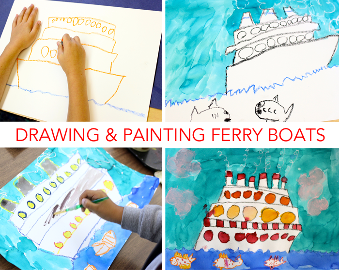 700x557 How To Draw Paint Ferry Boats Deep Space Sparkle - Ferry Boat Drawing