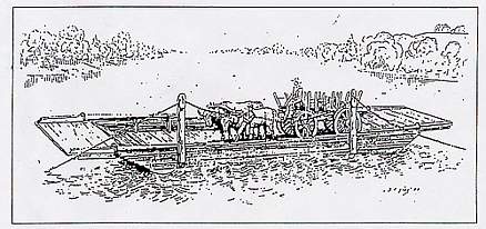 438x206 The Model Boatyard - Ferry Boat Drawing
