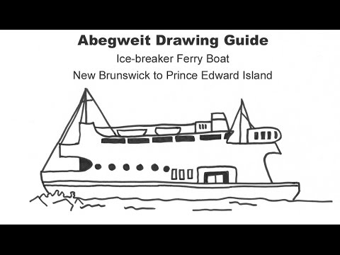 480x360 how to draw a ferry boat - Ferry Drawing