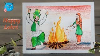 320x180 lohri festival drawing search on youtube videos - Festival Drawing
