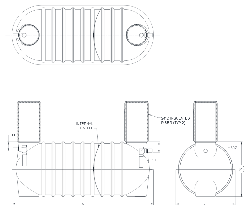 994x862 fiberglass septic tanks - Fiberglass Drawing