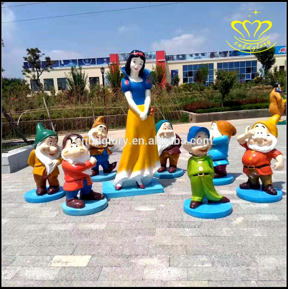 986x990 life size cartoon fiberglass colored drawing princess sculpture - Fiberglass Drawing