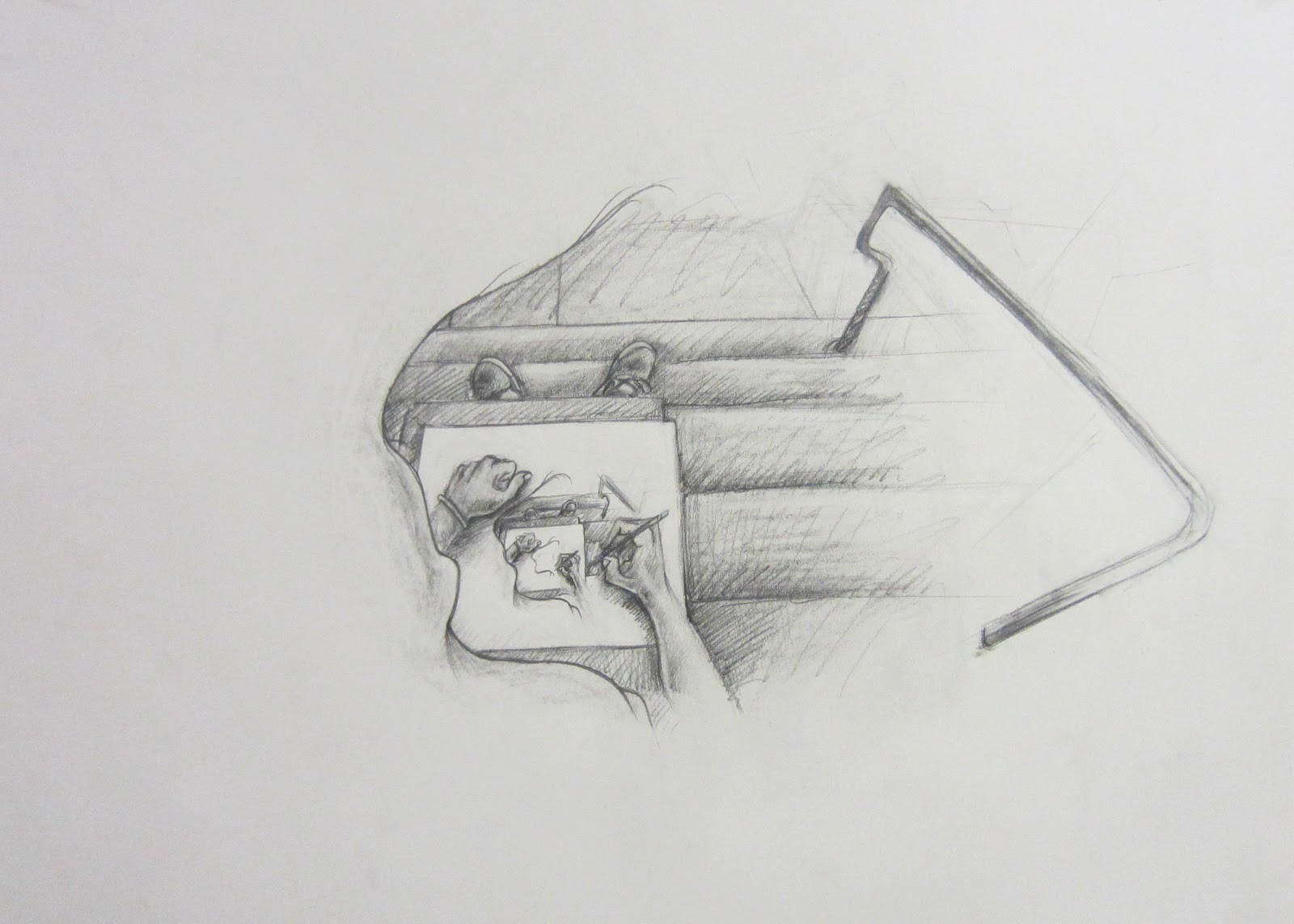 1600x1143 Tunnels Of Gates Visual Field Drawing Excercise - Field Drawing