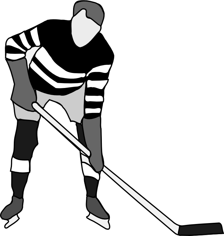 hockey stick easy drawing